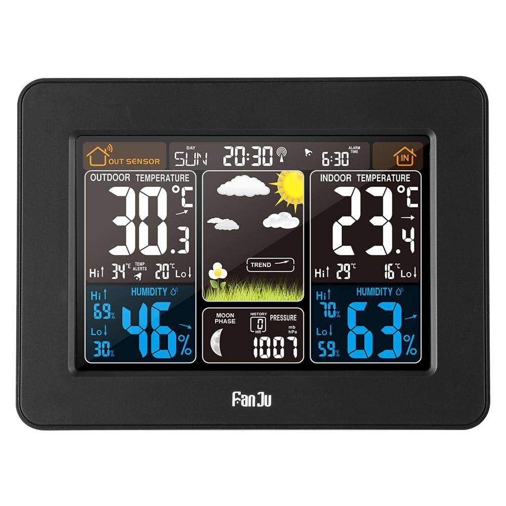Smart Home Weather Station with Color Display and Wireless Sensor for Accurate Forecasting 1