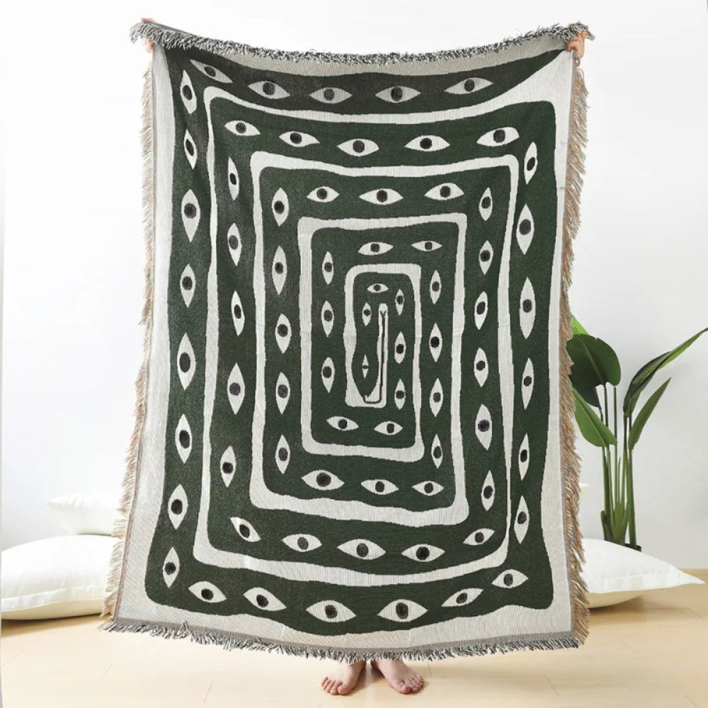 Snake_Labyrinth___Cotton_Throw_Blanket__Playful_Snake_Design_0.jpg