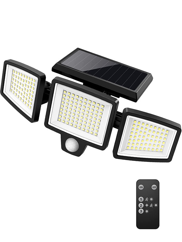 Solar Lights Outdoor | LED Outdoor Light | Motion Sensor Garden Lamp | Adjustable Solar Fixture | High Lumens Security Light - Zardee 1