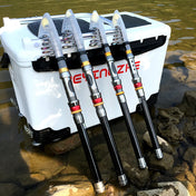 Spinning Fishing Rod and Reel Combo 1.8-3.6m Carbon Fiber Sea Pole and 5.2:1 Gear Ratio Metal Spool with Line Kits for Bass Carp 5