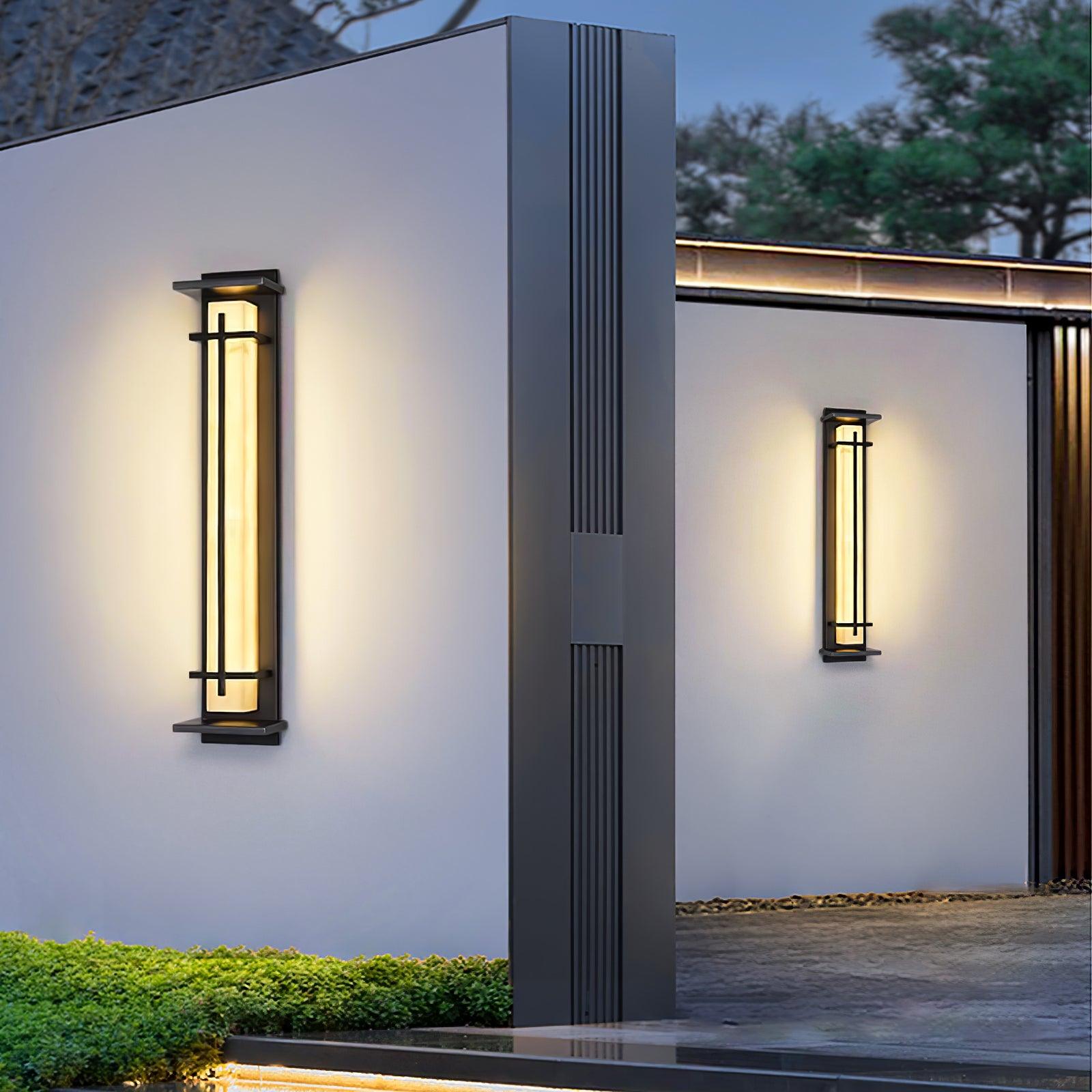 Outdoor Wall Light Fixture | Modern Exterior Wall Lights | Waterproof Outdoor Wall Lantern | Garden Wall Lights | Adjustable Brightness Outdoor Lighting - Zardee-6