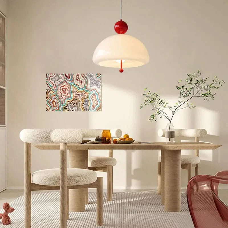 Medieval Inspired French Glass Hanging Pendant Light In Retro Style Design For Elegant Interiors