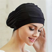 Swim Cap with Stretch Fabric and Turban Style 0