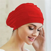 Swim Cap with Stretch Fabric and Turban Style 2