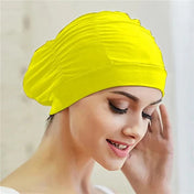 Swim Cap with Stretch Fabric and Turban Style 3