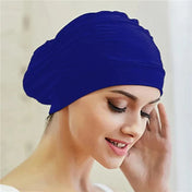 Swim Cap with Stretch Fabric and Turban Style 4