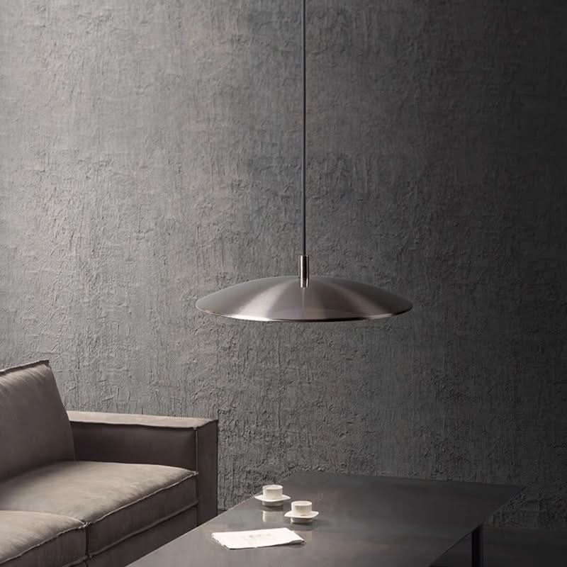 Modern Iron Nickel LED Pendant Light Nordic Ceiling Lamp With Sleek Nordic Design For Contemporary Homes