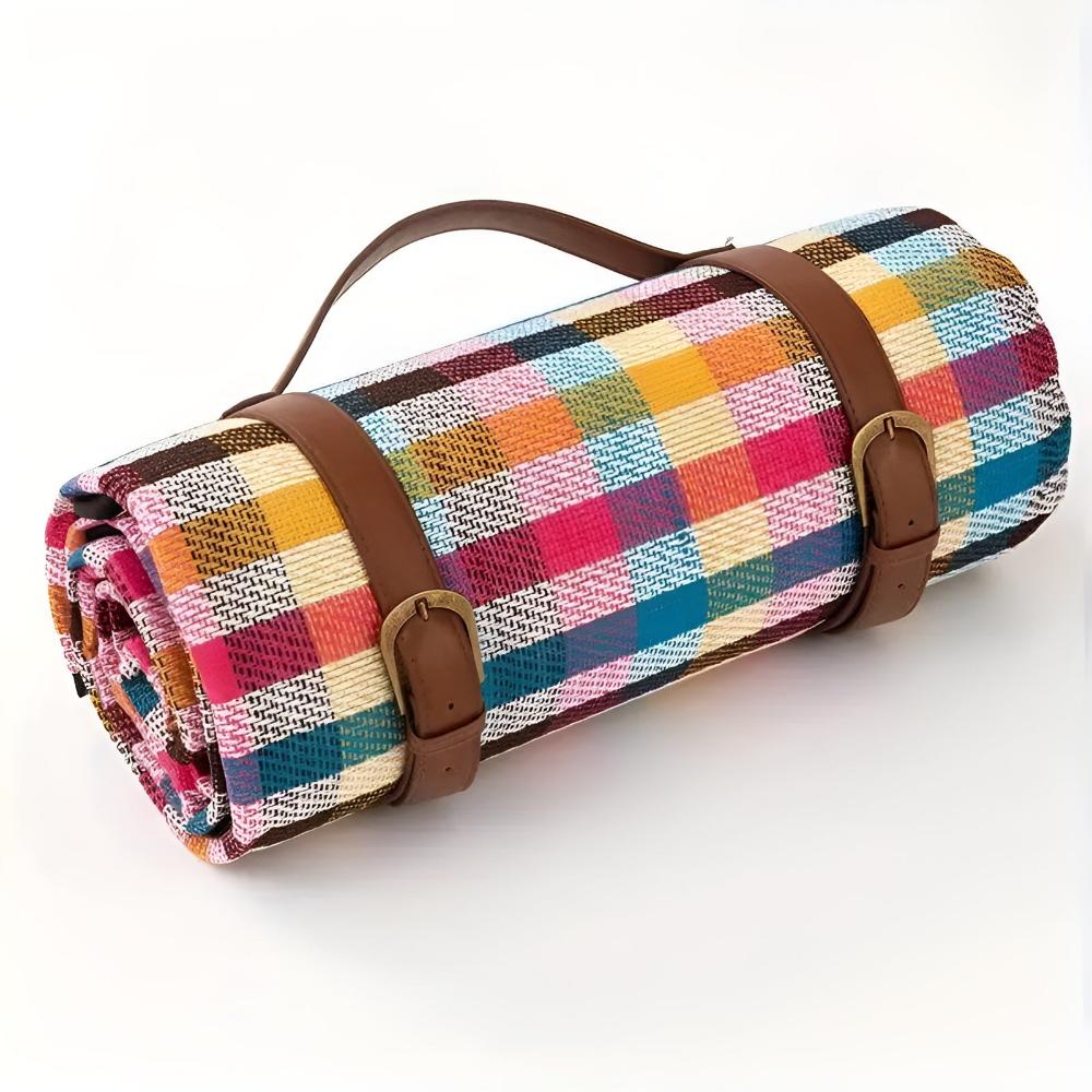Manta de picnic impermeable TrailPeak, plegable y ligera para uso al aire libre: ideal para camping y picnics en la playa