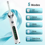 Tooth Polisher Rechargeable Teeth Polisher With 6 Brush Heads Tooth Whitening Kit For Cleaning Polishing Teeth Whitening Plaque 5