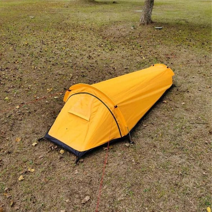 אוהל קמפינג סולו אולטרלייט SummitNest עם אוורור רשת לנשימה למקלט חיצוני נוח