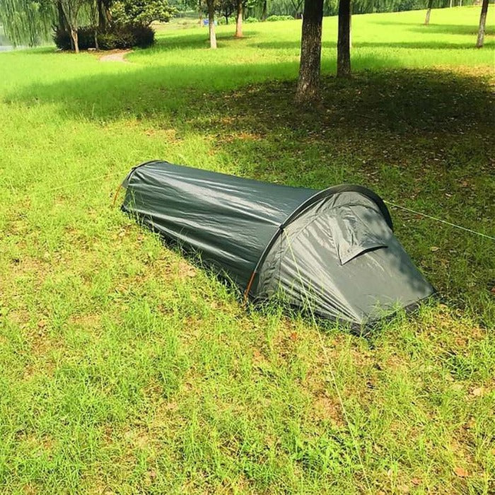 אוהל קמפינג סולו אולטרלייט SummitNest עם אוורור רשת לנשימה למקלט חיצוני נוח
