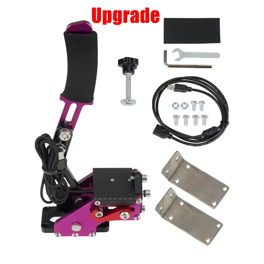 USB Handbrake SIM For G25/27/29 T300 T500 PC Racing Games Fanatecosw Dirt Rally Hand Brake System Red Black Blue HB-1009 14