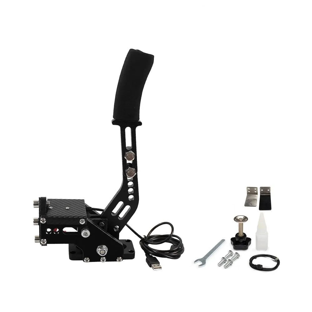 USB Handbrake SIM For G25/27/29 T300 T500 PC Racing Games Fanatecosw Dirt Rally Hand Brake System Red Black Blue HB-1009 16