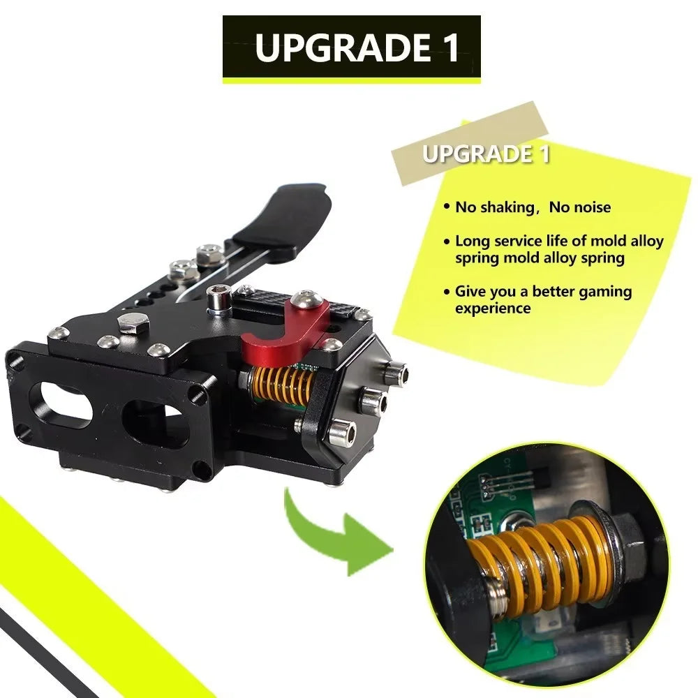 USB Handbrake SIM For G25/27/29 T300 T500 PC Racing Games Fanatecosw Dirt Rally Hand Brake System Red Black Blue HB-1009 2