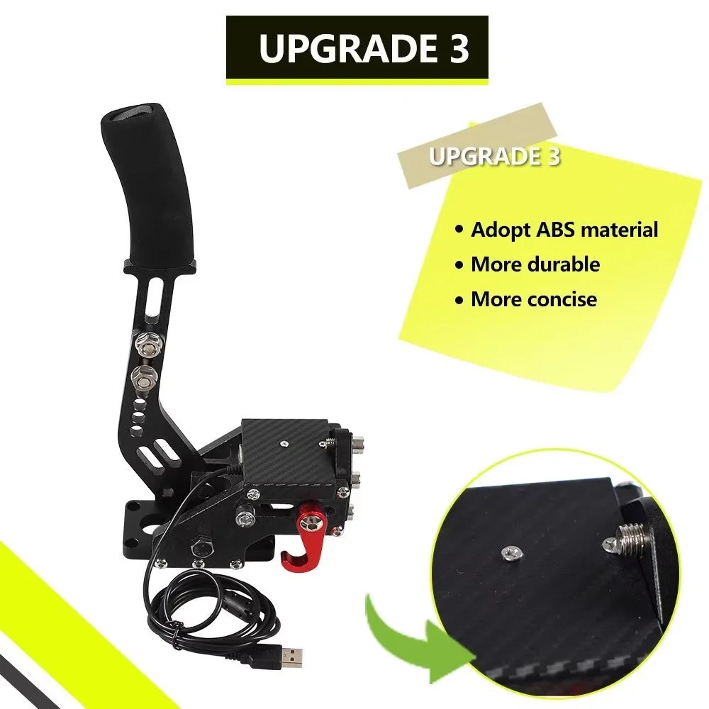 USB Handbrake SIM For G25/27/29 T300 T500 PC Racing Games Fanatecosw Dirt Rally Hand Brake System Red Black Blue HB-1009 3