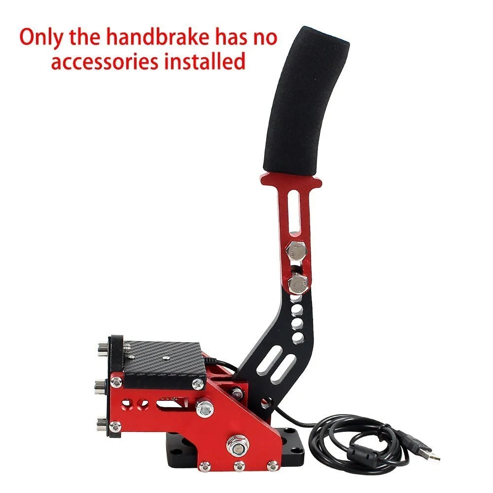 USB Handbrake SIM For G25/27/29 T300 T500 PC Racing Games Fanatecosw Dirt Rally Hand Brake System Red Black Blue HB-1009 9