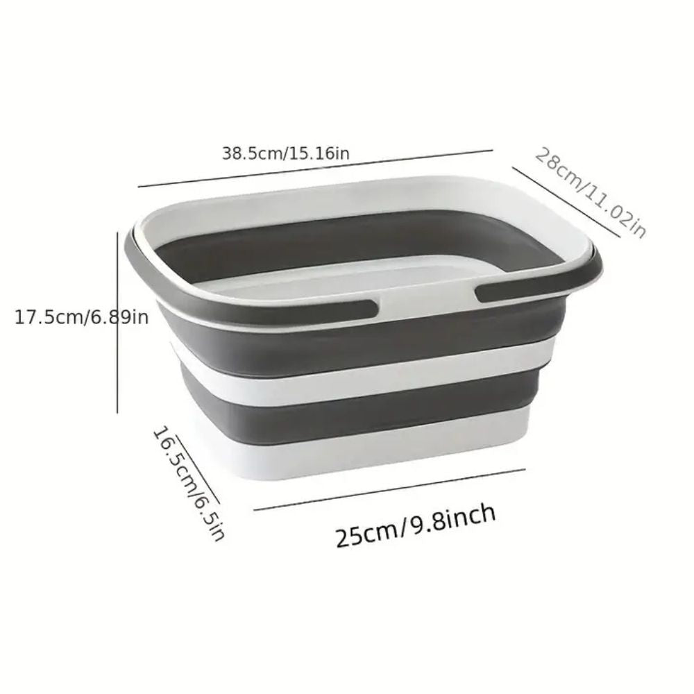 Cesta de almacenamiento de plástico plegable NovaFlex para camping Diseño plegable para entusiastas del camping