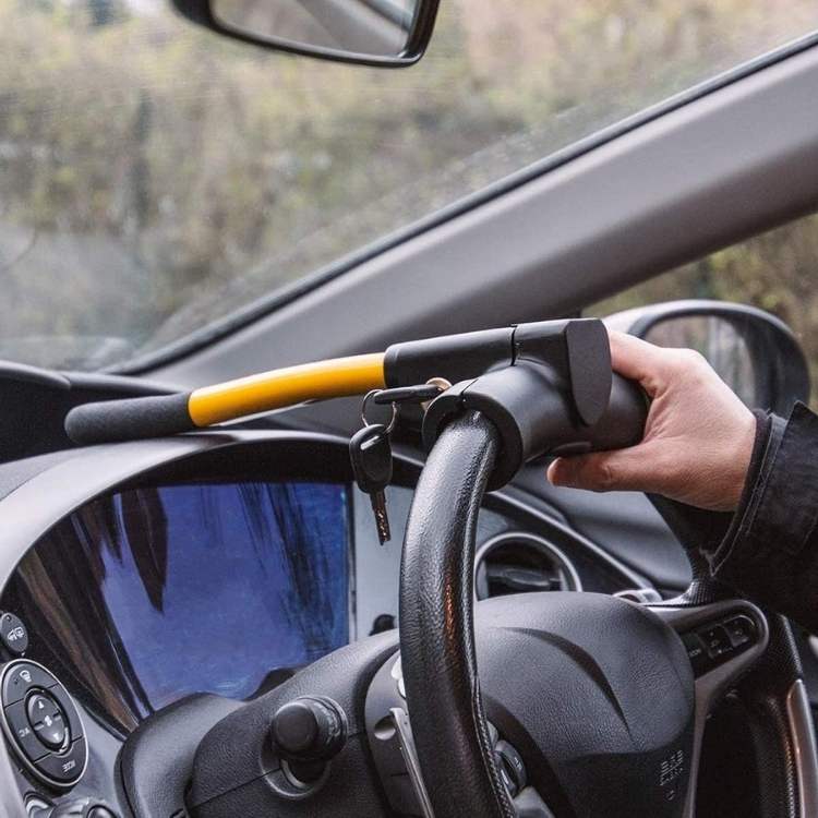 Universal Heavy-Duty Car Steering Wheel Lock for Maximum Theft Protection 4