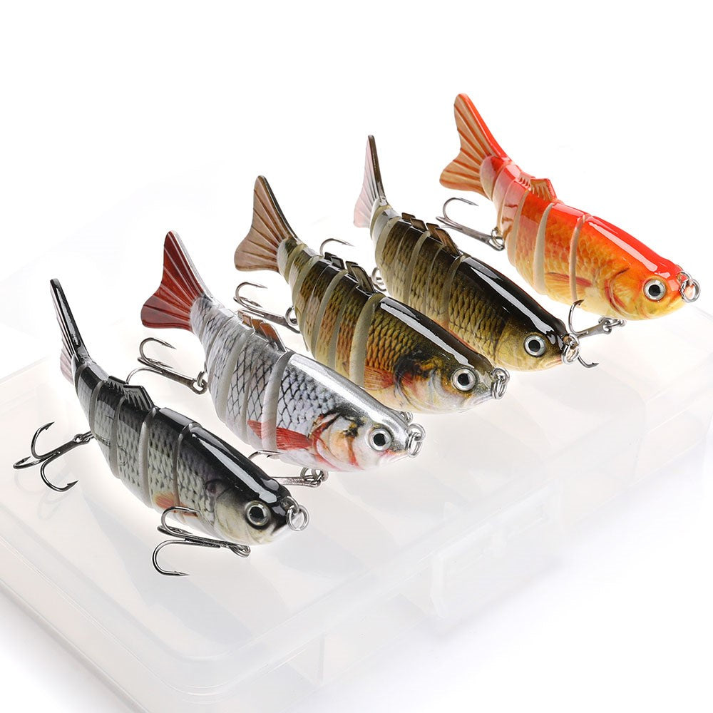 Femdele fiskegrejssæt fra Northpeak Lures ideelt til daglig fiskeri og grejkollektion