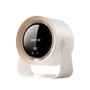 Vortex bladfri ventilator med LED-display til stille køling i soveværelser, stuer og kontorer
