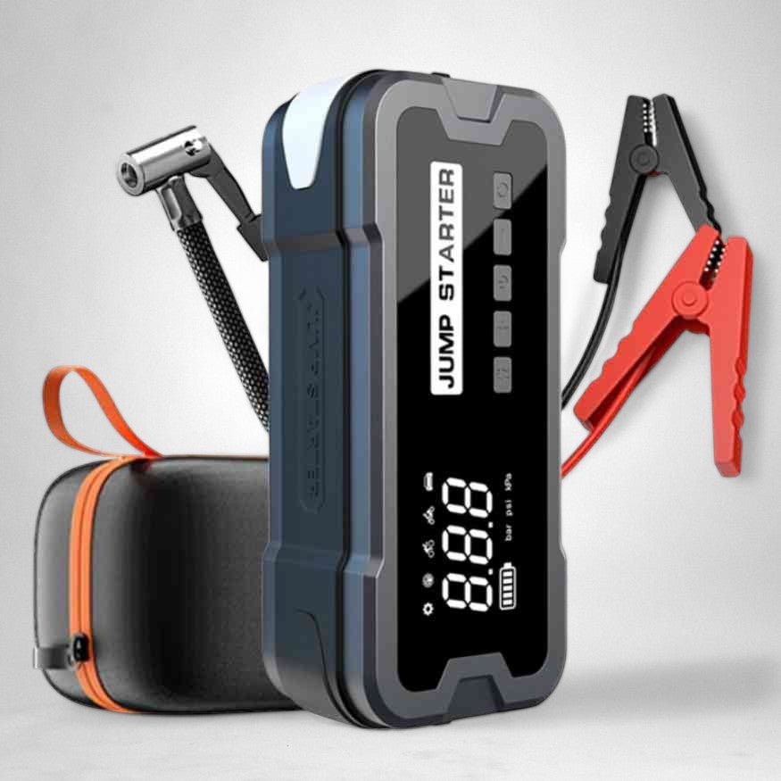 Versatile Jump Starter with Air Pump Functionality 0