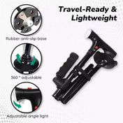 Versatile LED Folding Walking Cane for Enhanced Stability 1