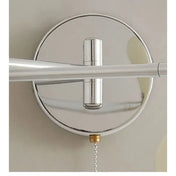 LED Wall Lamp With Adjustable Metal Swivel Arm 3000K Warm Light For Living Rooms And Hallways