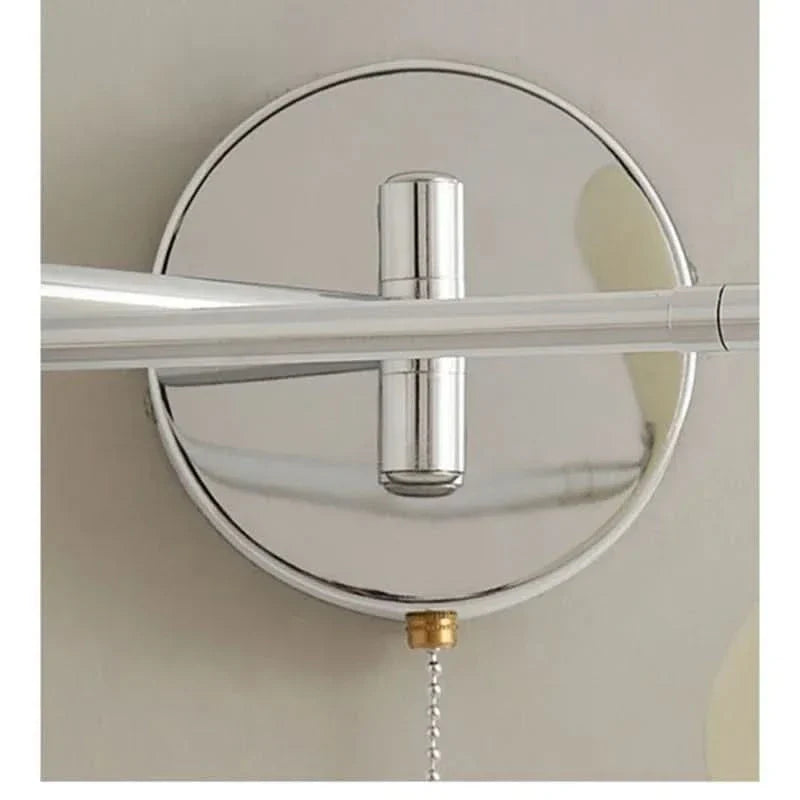 LED Wall Lamp With Adjustable Metal Swivel Arm 3000K Warm Light For Living Rooms And Hallways