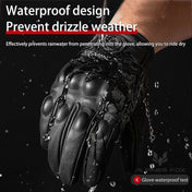Vintage Real Leather Breathable Touch Screen Gloves 3