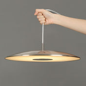 Modern Iron Nickel LED Pendant Light Nordic Ceiling Lamp With Sleek Nordic Design For Contemporary Homes