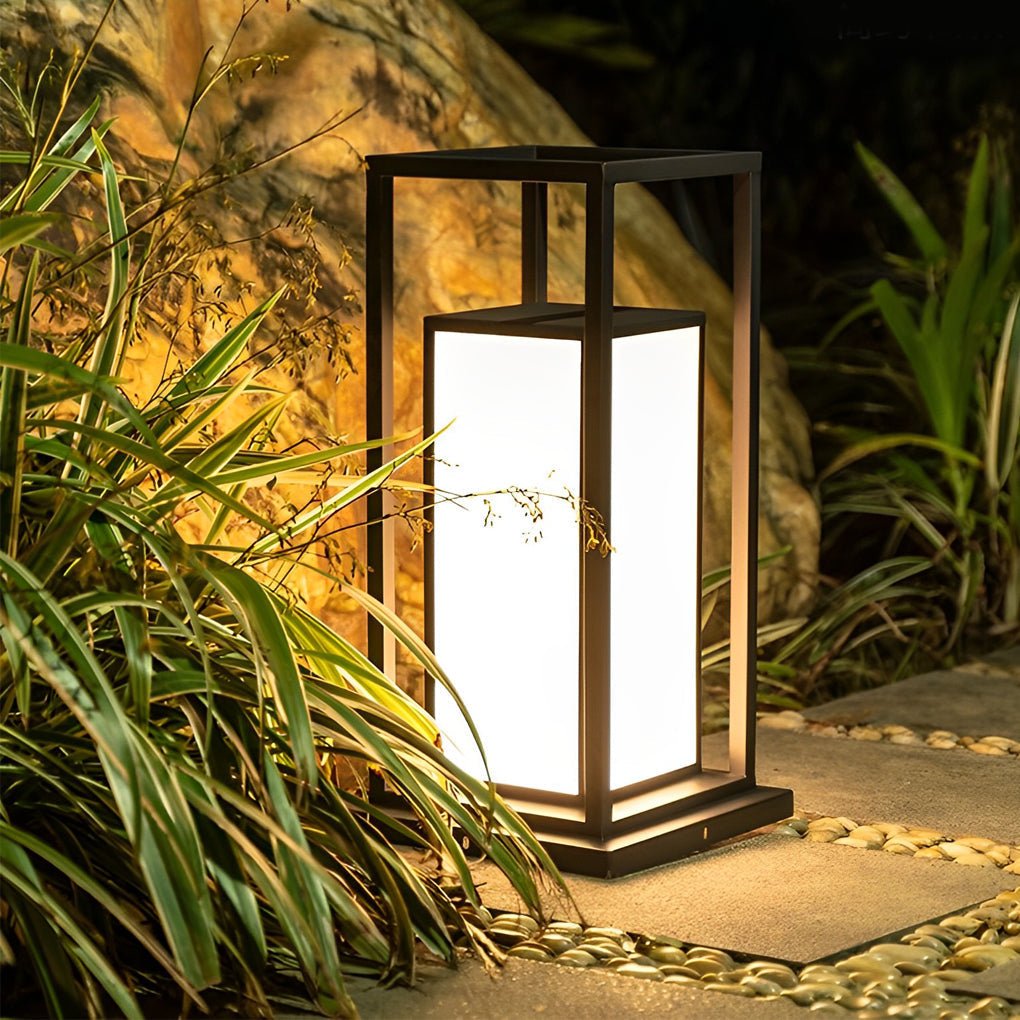Variant image for Waterproof LED Outdoor Lights | Modern Solar Garden Light | Stainless Steel Outdoor Wall Fixture | Energy-Efficient Terrace Lamp | IP65 Waterproof Lighting - Zardee-2