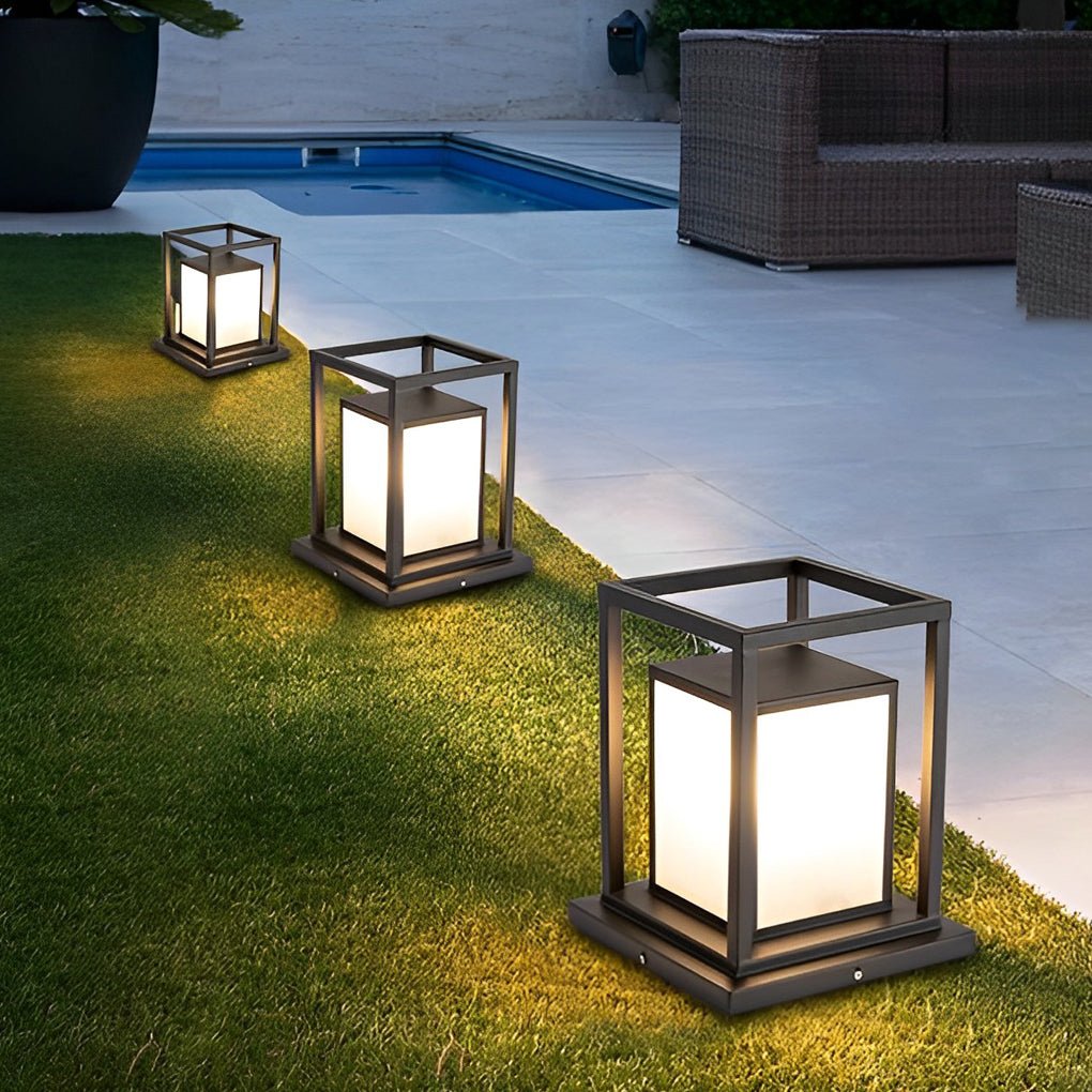 Variant image for Waterproof LED Outdoor Lights | Modern Solar Garden Light | Stainless Steel Outdoor Wall Fixture | Energy-Efficient Terrace Lamp | IP65 Waterproof Lighting - Zardee-3