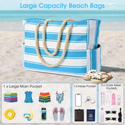 Waterproof & Sandproof Oversized Beach Tote – SandAway 6