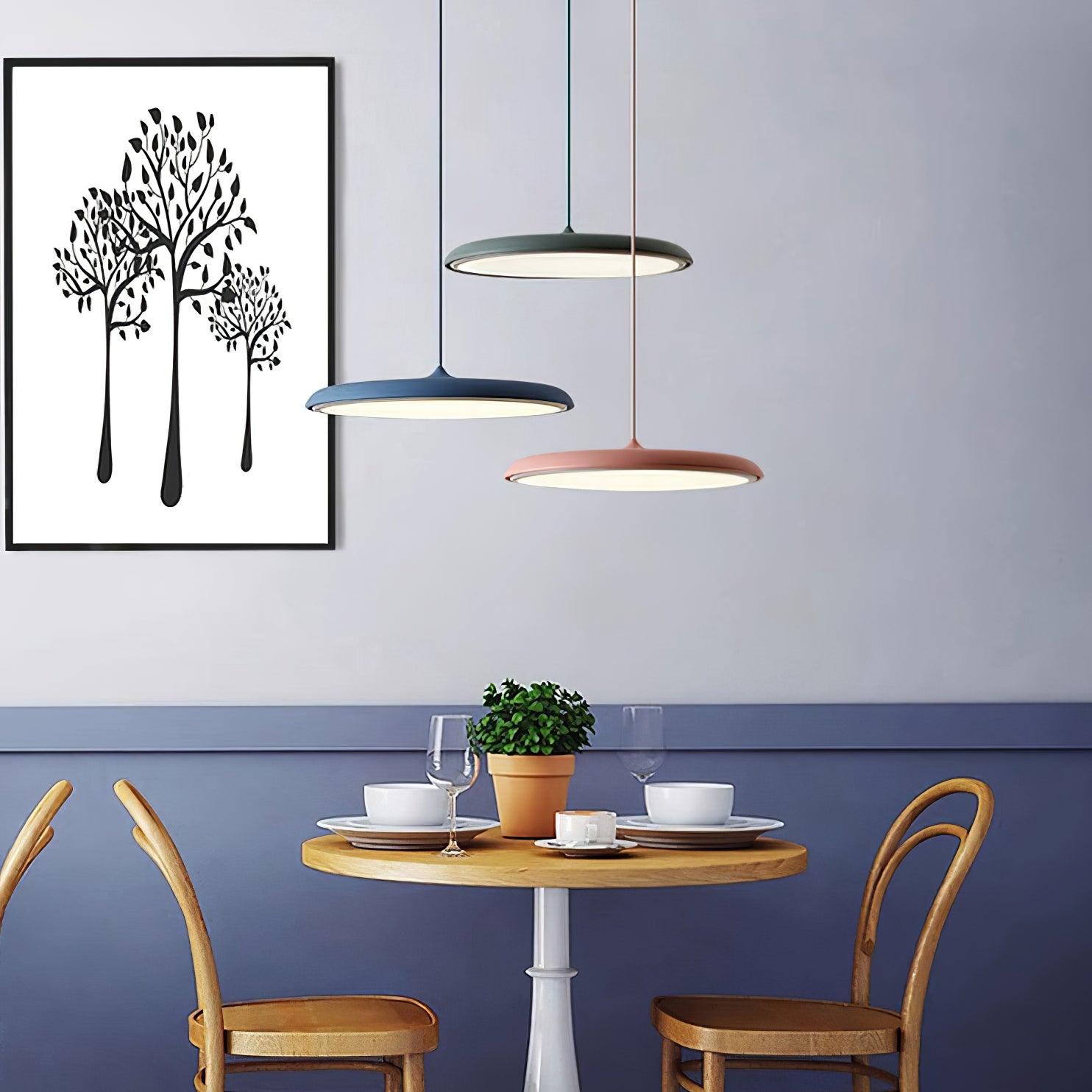 Wini Macaron Pendant Light | Modern Kitchen Pendant Lighting | Colorful Hanging Lights | Adjustable Fixture | Indoor Decorative Lighting - Zardee 4