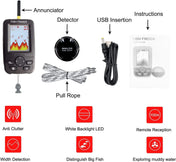 Wireless Sonar Fishing Alert Fish Finder Underwater Echo Sounder Fishing Detector Portable Fish Finder 5