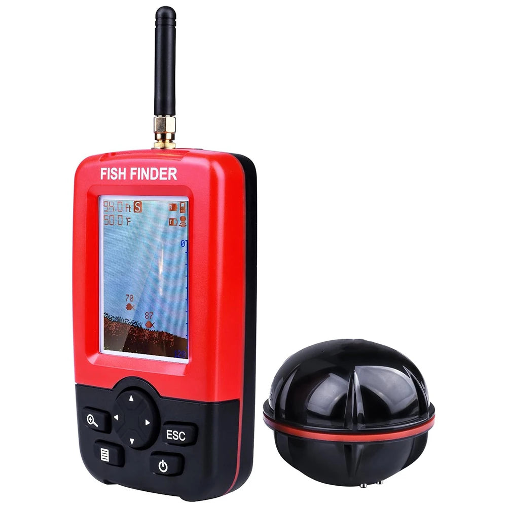Wireless Sonar Fishing Alert Fish Finder Underwater Echo Sounder Fishing Detector Portable Fish Finder 7