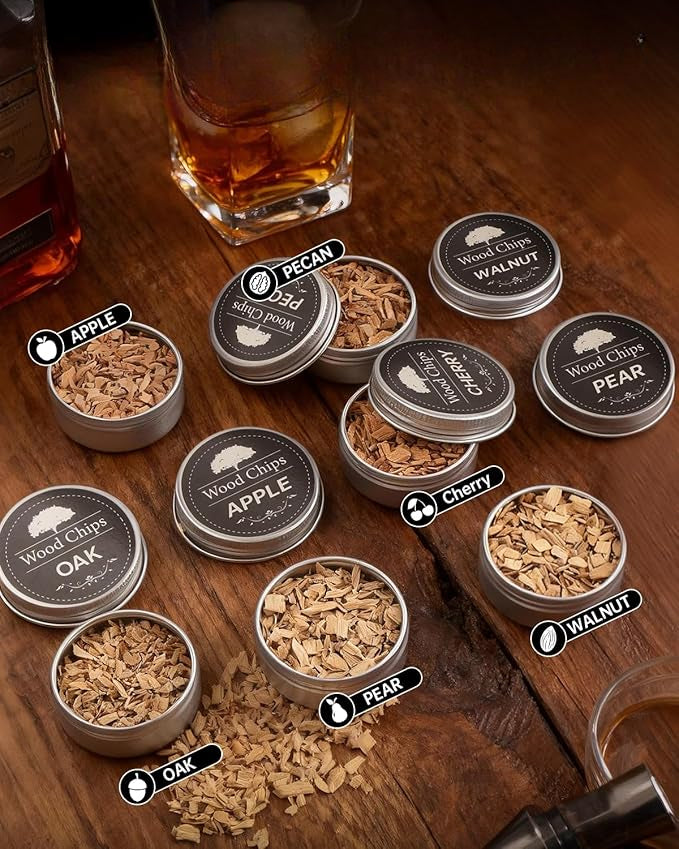 NimbusMist Elektrisk Røg Whiskey Infuser til Elegante Hjemmebarentusiaster og Smagninger derhjemme