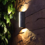 Contemporary Exterior Dual-Beam Outdoor Wall Light For Exterior Pathways And Facades Lighting