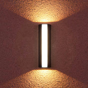 Contemporary Exterior Dual-Beam Outdoor Wall Light For Exterior Pathways And Facades Lighting