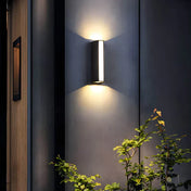 Contemporary Exterior Dual-Beam Outdoor Wall Light For Exterior Pathways And Facades Lighting