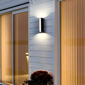 Contemporary Exterior Dual-Beam Outdoor Wall Light For Exterior Pathways And Facades Lighting