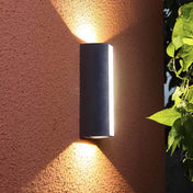 Contemporary Exterior Dual-Beam Outdoor Wall Light For Exterior Pathways And Facades Lighting
