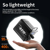 ZU80/ZU60 Photo Studio Light COB Bi-Color 2500-8500K CRI≥95 TLCI≥97 With Diffuser LED Video Lights Fill Lighting 1