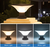 Solar Garden Lights Waterproof | Eco-Friendly Outdoor Light Fixtures | Automatic Switch Solar Lamp | Adjustable Color Outdoor Lights | Durable Garden Lights - Zardee 3