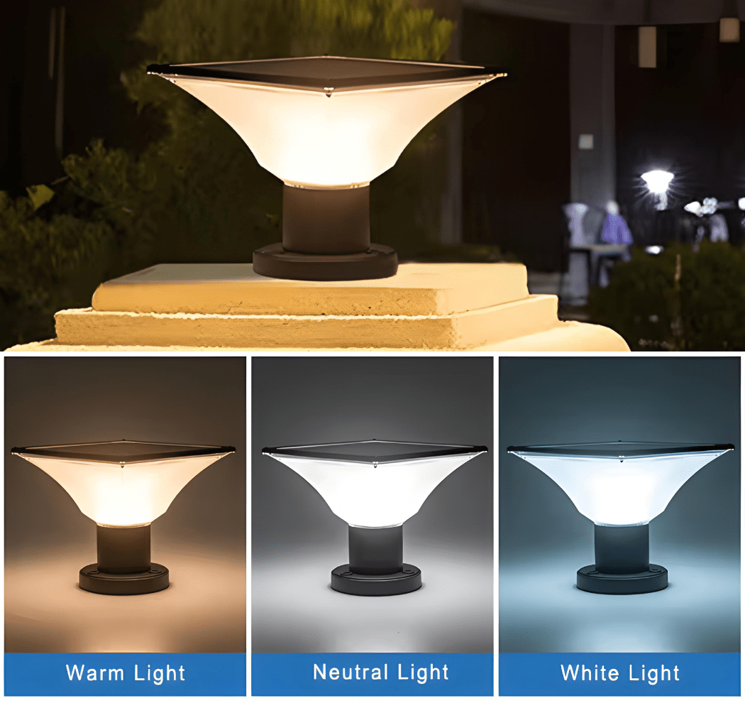 Solar Garden Lights Waterproof | Eco-Friendly Outdoor Light Fixtures | Automatic Switch Solar Lamp | Adjustable Color Outdoor Lights | Durable Garden Lights - Zardee 3
