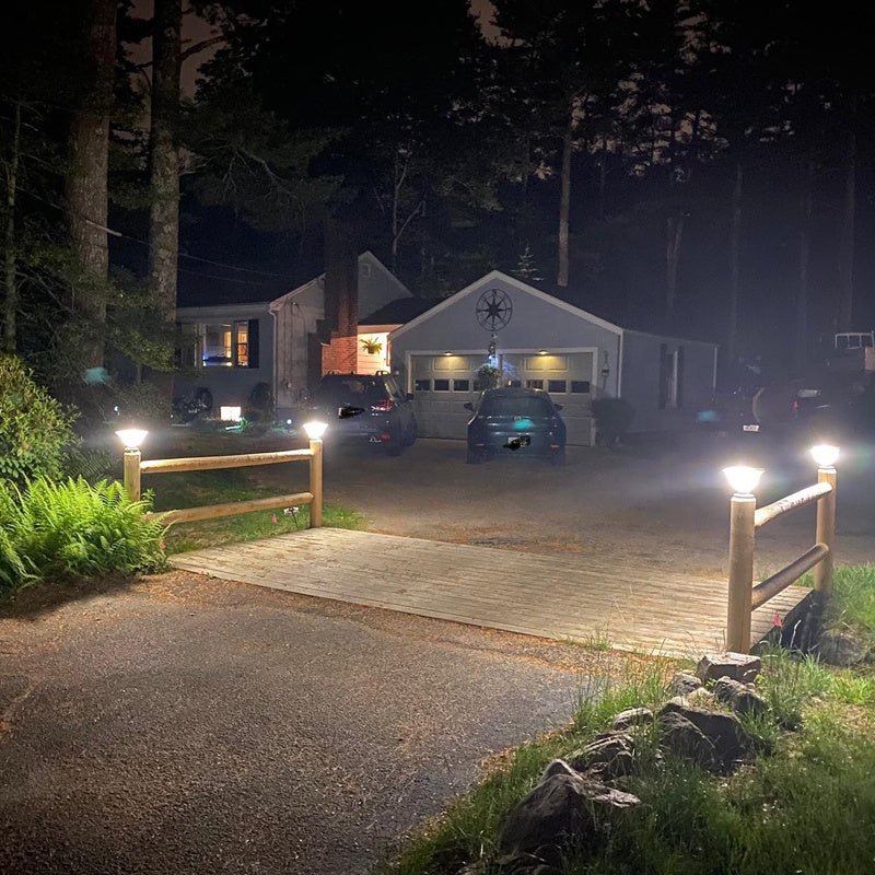 Solar Garden Lights Waterproof | Eco-Friendly Outdoor Light Fixtures | Automatic Switch Solar Lamp | Adjustable Color Outdoor Lights | Durable Garden Lights - Zardee 5