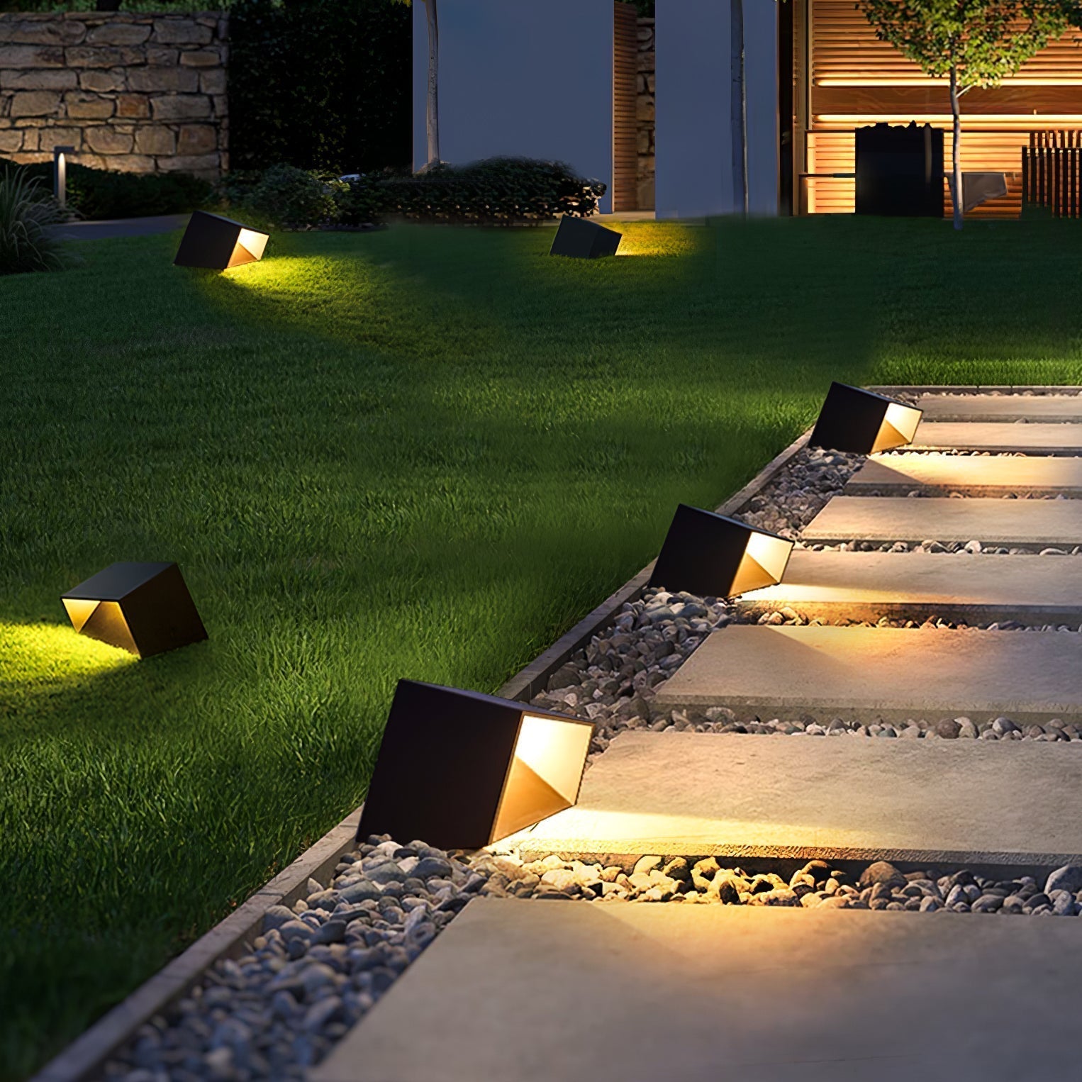 Solar Garden Lights Outdoor | Waterproof LED Outdoor Light | Eco-Friendly Solar Lantern | Stainless Steel Garden Fixture | Compact Solar Lamp - Zardee 3