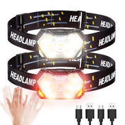 USB Rechargeable LED Sensor Head Torch For Outdoor Activities By NorthPeak Outdoors Camping And Night Walking