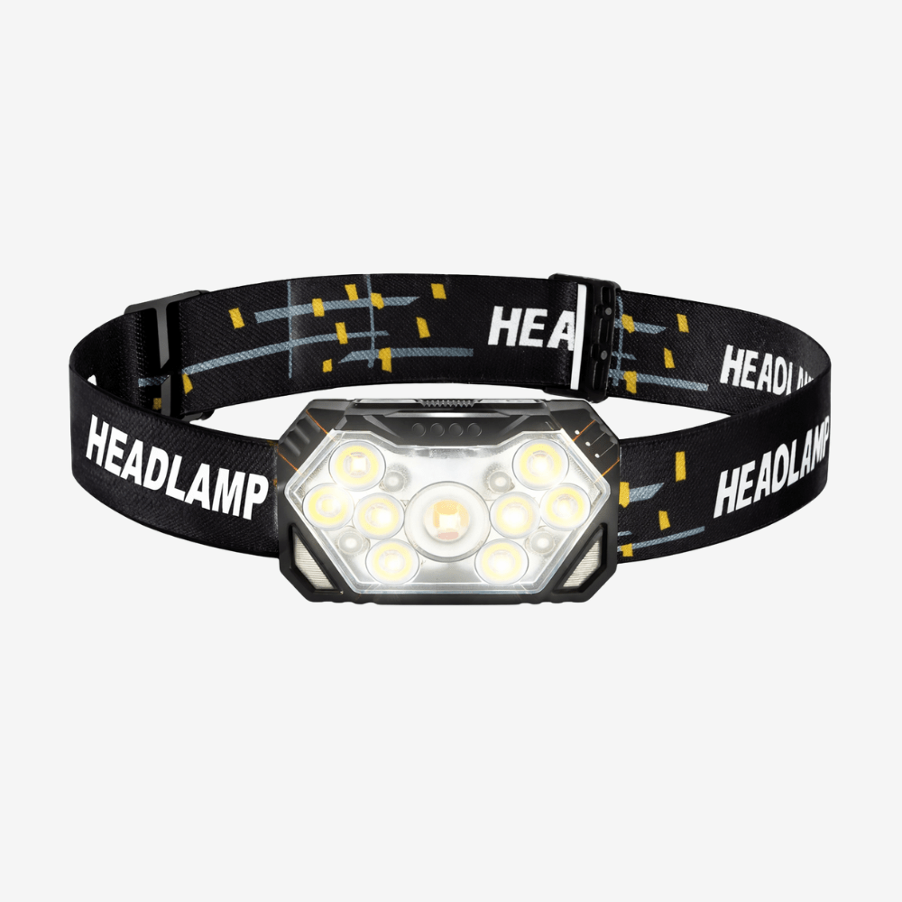 USB Rechargeable LED Sensor Head Torch For Outdoor Activities By NorthPeak Outdoors Camping And Night Walking