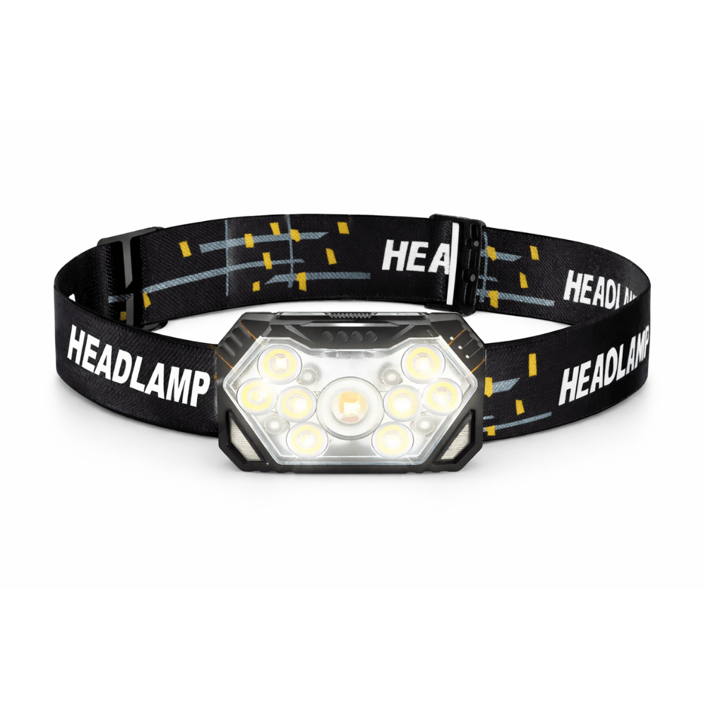 USB Rechargeable LED Sensor Head Torch For Outdoor Activities By NorthPeak Outdoors Camping And Night Walking